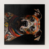 Puzzle Ceremonial Staffordshire Bull Terrier guerrier (Horizontal)