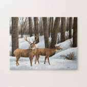 Puzzle Cerf à queue blanche (Horizontal)