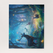 Puzzle Cerf dans la forêt enchantée (Vertical)