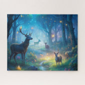 Puzzle Cerf dans la forêt enchantée (Horizontal)