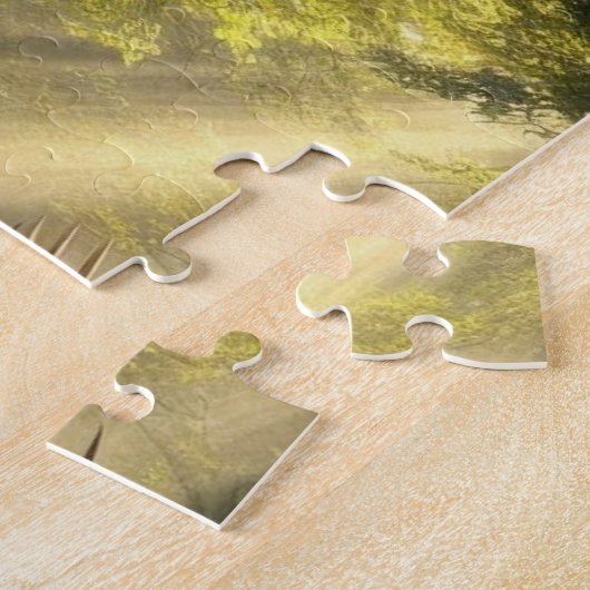 Puzzle Cerf dans la forêt matinale (Côté)