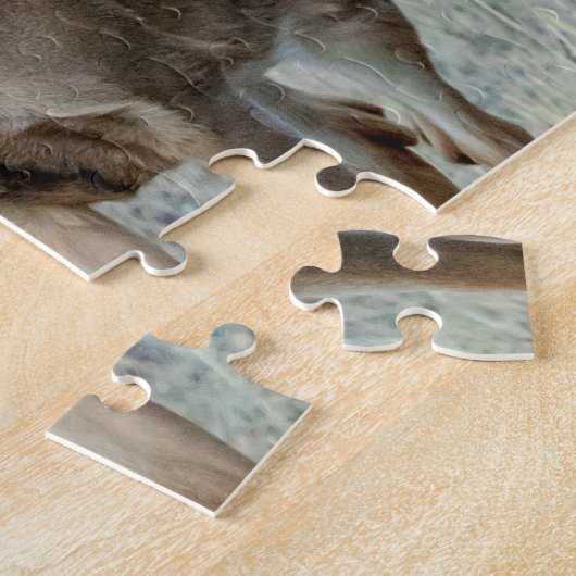 Puzzle Cerf dans un champ (Côté)