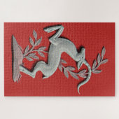 Puzzle cerf d'argent (Horizontal)