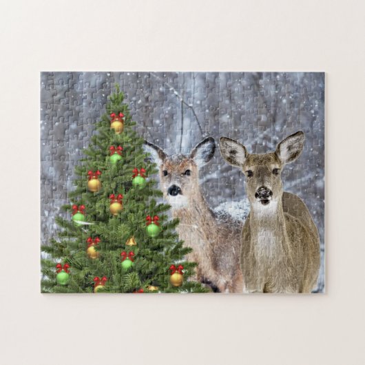 Puzzle Cerf de Noël stimulant (Horizontal)