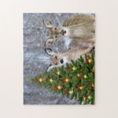 Puzzle Cerf de Noël stimulant (Vertical)