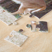 Puzzle Cerf devant l'arbre d'automne jaune (Côté)