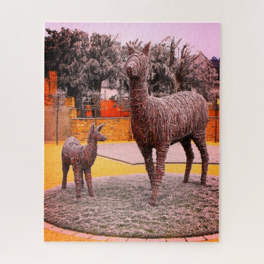 Puzzle Cerf en osier (Vertical)