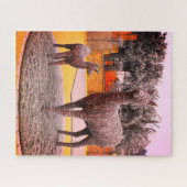 Puzzle Cerf en osier (Horizontal)