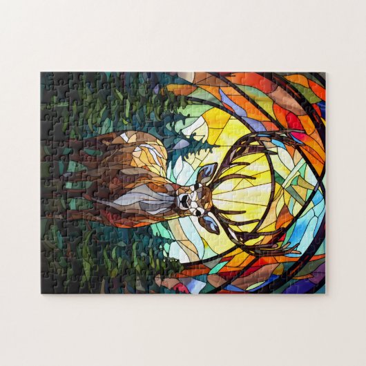 Puzzle Cerf en verre (Horizontal)