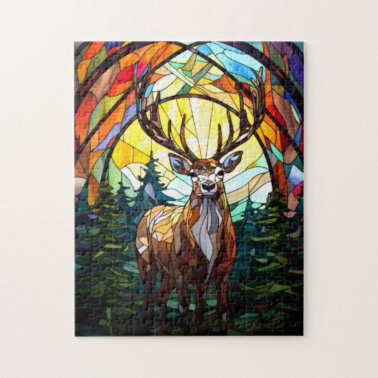 Puzzle Cerf en verre (Vertical)
