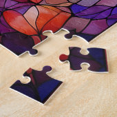 Puzzle Cerf en Verre Coloré (Côté)