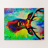 Puzzle cerf-majestueux - Saguette (Horizontal)