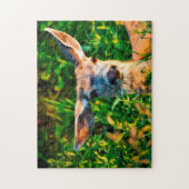 Puzzle Cerf Mule Wyoming . (Vertical)