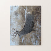 Puzzle Cerf mulet D28 en train de courir (Vertical)