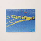 Puzzle Cerf-volant jaune de poulpe (Horizontal)