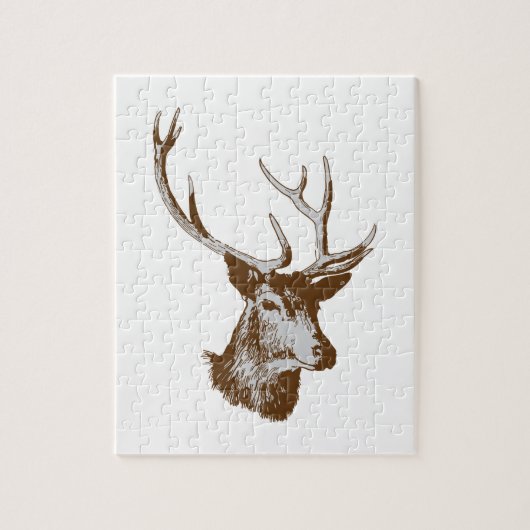 Puzzle Cerfs communs (Vertical)