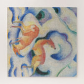 Puzzle Cerfs communs dans la neige par Franz Marc (Horizontal)