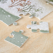 Puzzle Cerfs de la forêt hivernale  (Côté)