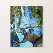 Puzzle Cerfs de Yellowstone. (Vertical)