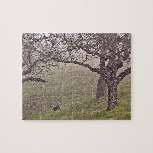 Puzzle Cerfs et arbres (Horizontal)