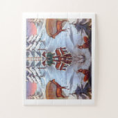 Puzzle Cerfs et écureuils Art vintage (Vertical)