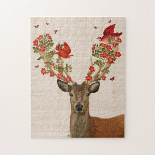 Puzzle Cerfs et Inséparables
