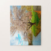 Puzzle Cerisier en Fleur New Jersey. (Vertical)
