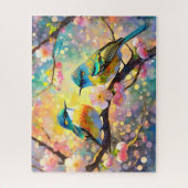 Puzzle Cerisier Imaginaire Sunrise Songbirds (Vertical)
