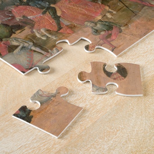 Puzzle César triomphant dans la bataille (tempera sur le (Côté)