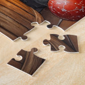 Puzzle Cesky Terrier Fireplace with Christmas Lights (Côté)