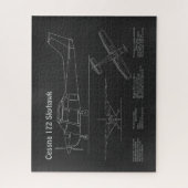 Puzzle Cessna 172 Skyhawk - Plan directeur de l'avion PD (Vertical)