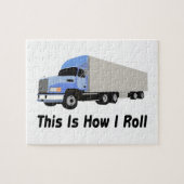 Puzzle C'est comment je roule semi le camion (Horizontal)