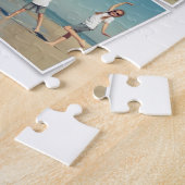 Puzzle C'est la saison à la main lettré arbre photo colla (Côté)