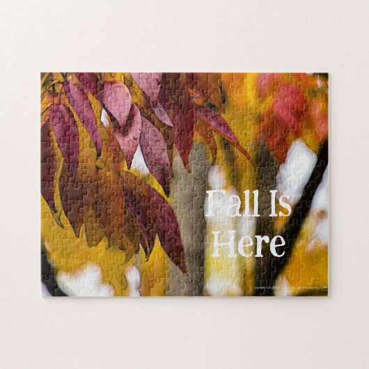 Puzzle C'est l'automne ! (Horizontal)