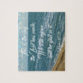 Puzzle C'est le jour Bible Scripture Beach Christian (Vertical)