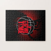 Puzzle C'est l'heure du jeu - Rouge (Horizontal)