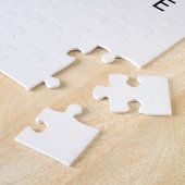 Puzzle c'est mon endroit heureux design simple moderne (Côté)