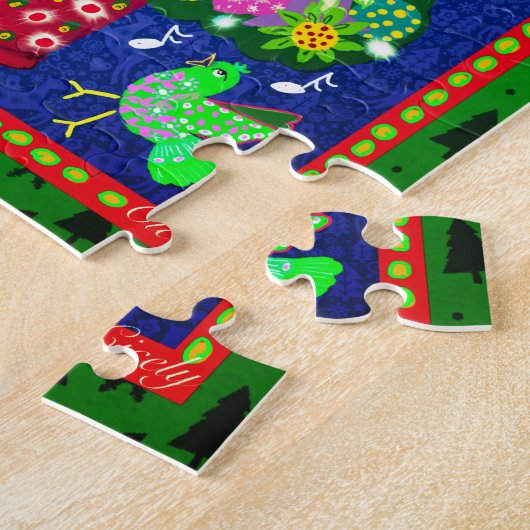 Puzzle C'est Père Noël Paws ! (Côté)