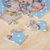 Puzzle C'est un garçon Genre Reveal Surprise Blue (Côté)