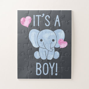 Puzzle C'est un petit Baby shower de l'Faire-part des sex