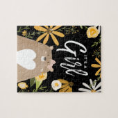 Puzzle C'est une fille - Fleurs sauvages de miel sucré ab (Horizontal)