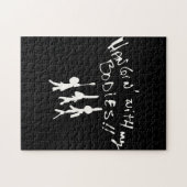 Puzzle Cet Halloween je serai Hangin avec mes corps ! (Horizontal)