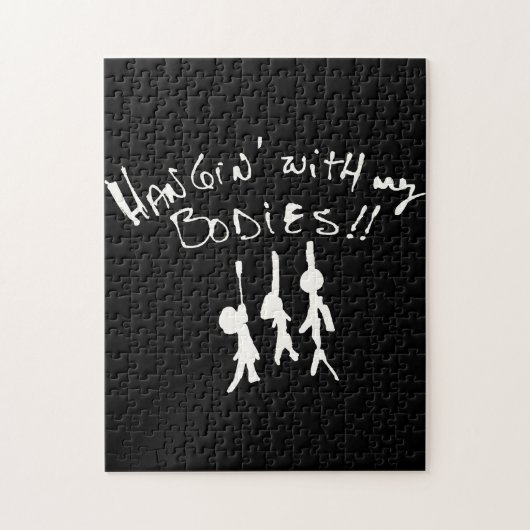 Puzzle Cet Halloween je serai Hangin avec mes corps ! (Vertical)