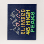 Puzzle Cette Fille A Grimpé 46 Hauts Pics (Vertical)