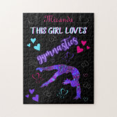 Puzzle Cette Fille Aime La Gymnastique (Vertical)