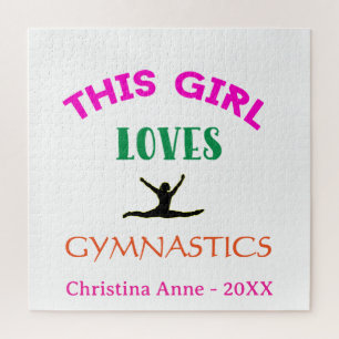 Puzzle Cette Fille Aime La Gymnastique Citation Gymnaste