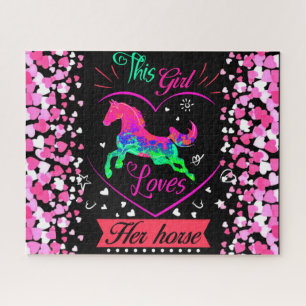 Puzzle Cette Fille Aime Son Cheval