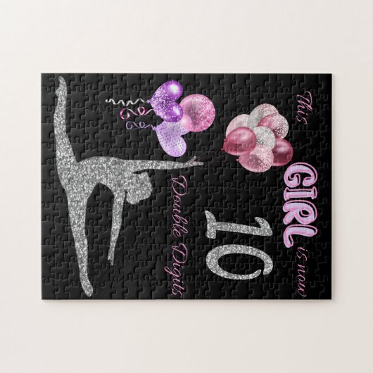 Puzzle Cette Fille Est Maintenant 10 Double Chiffres Gymn (Horizontal)