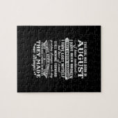 Puzzle Cette Fille Est Née En Août Cadeau D'Anniversaire (Horizontal)