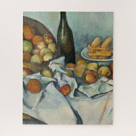 Puzzle Cézanne Basket of Apples Impressionist Painting (Vertical)